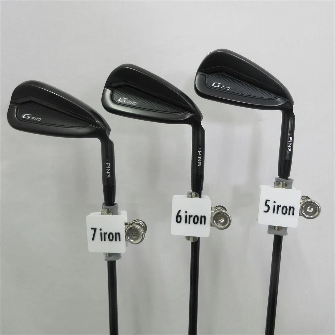 Ping Iron Set G710 Regular ALTA DISTANZA BLACK 40 Dot Color Black 6 Pieces - Image 4