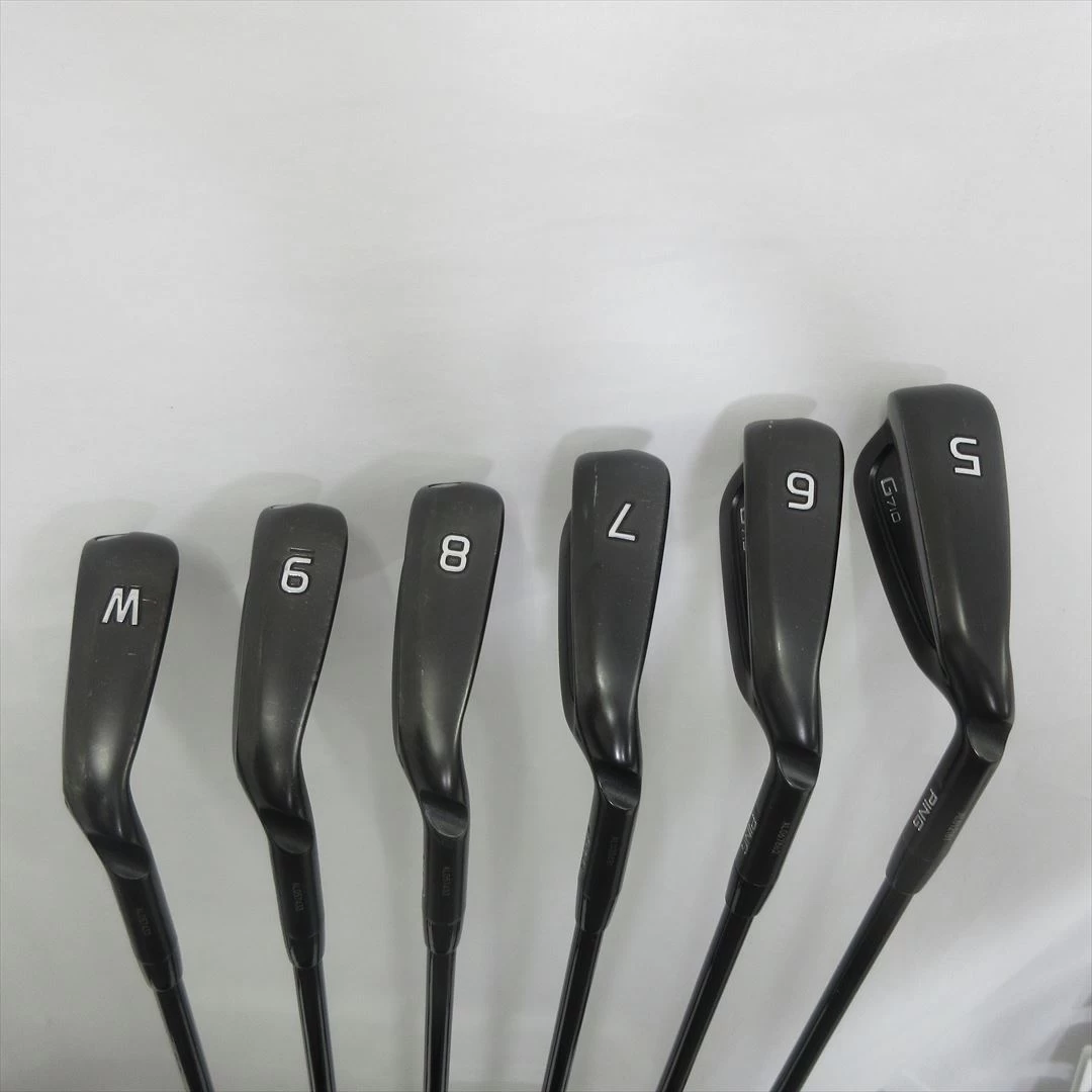 Ping Iron Set G710 Regular ALTA DISTANZA BLACK 40 Dot Color Black 6 Pieces - Image 3