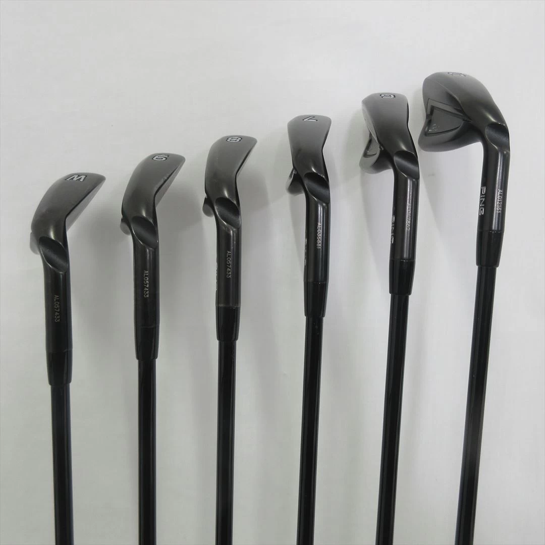 Ping Iron Set G710 Regular ALTA DISTANZA BLACK 40 Dot Color Black 6 Pieces - Image 2