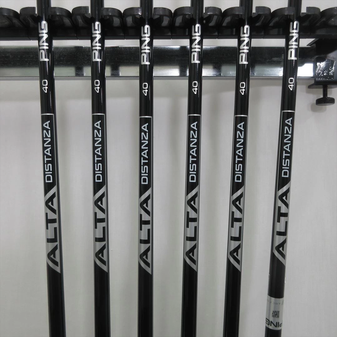 Ping Iron Set G710 Regular ALTA DISTANZA BLACK 40 Dot Color Black 6 Pieces - Image 9