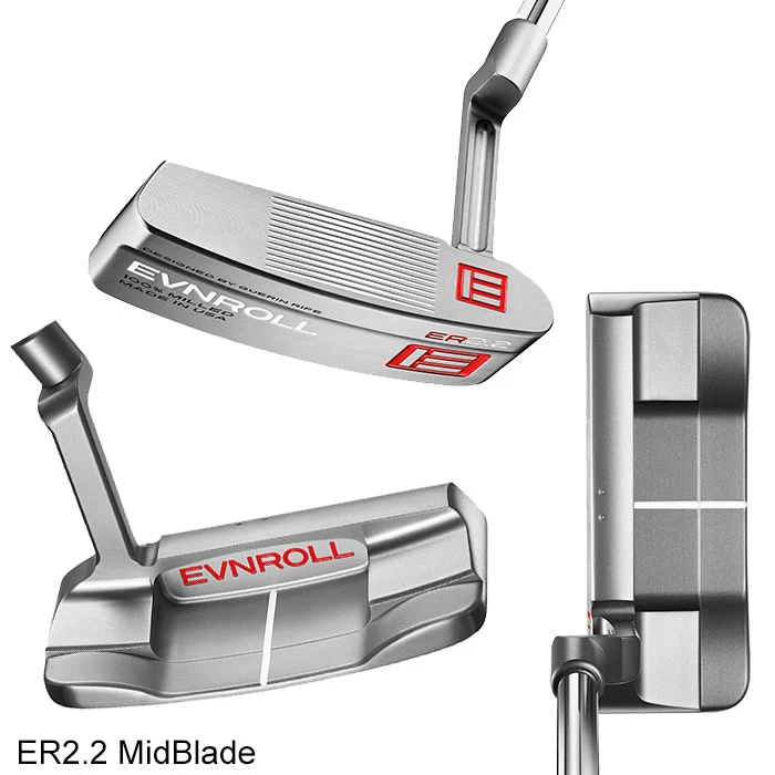 Evnroll Classic Series Blade Silver Satin Finish Putters - Image 5