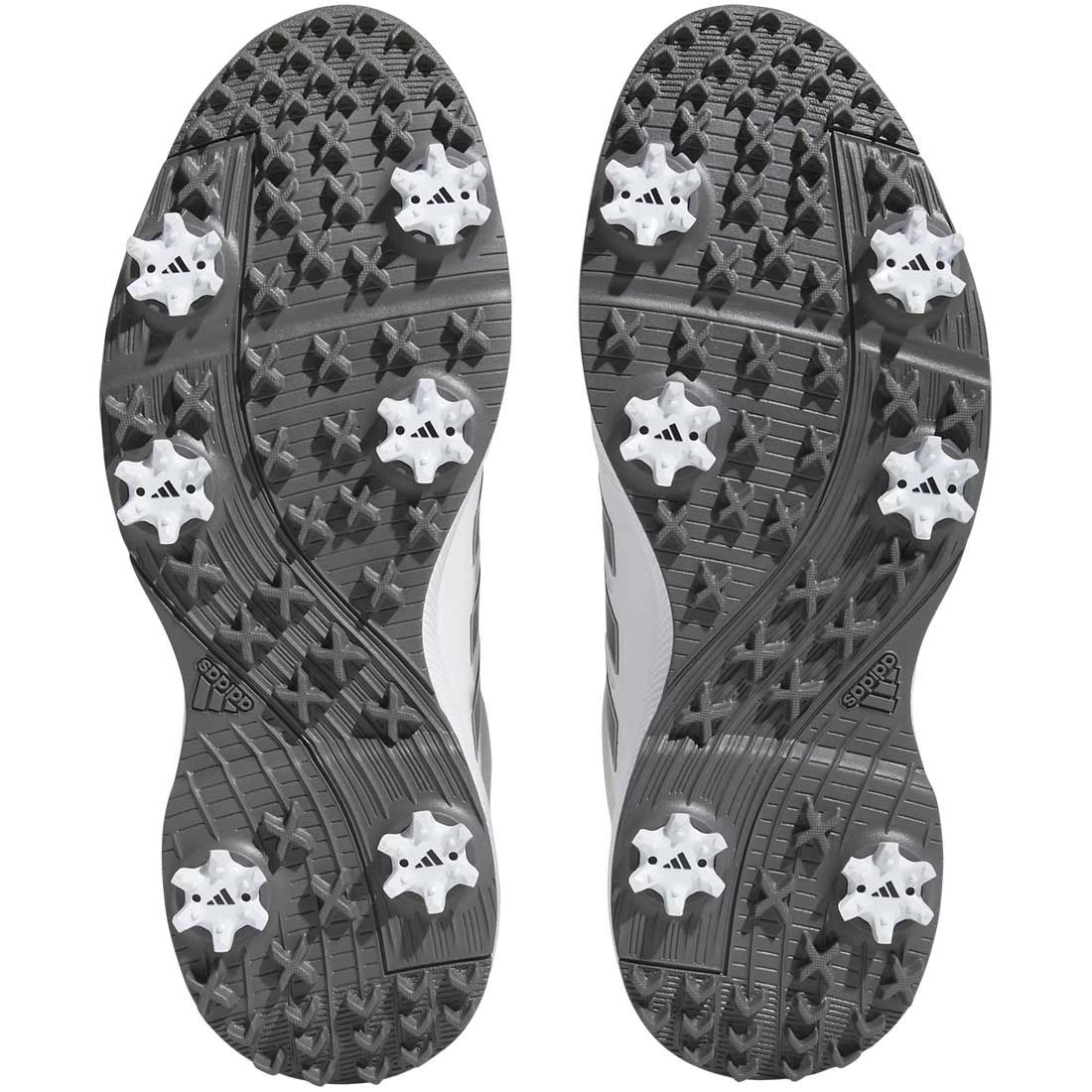 Adidas Tech Response 3.0 Golf Shoes White/Dark Silver/Silver - Image 2