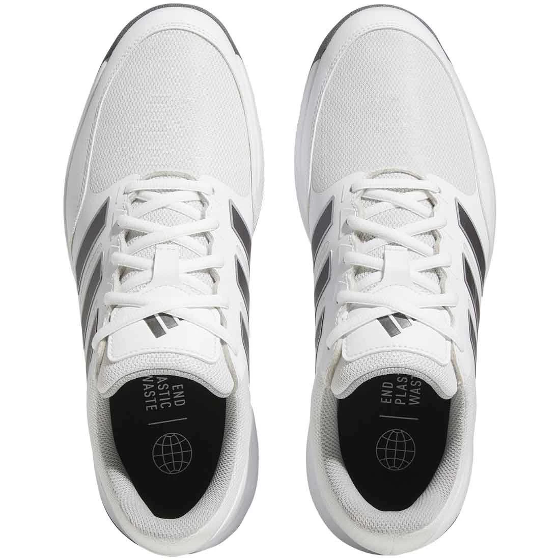 Adidas Tech Response 3.0 Golf Shoes White/Dark Silver/Silver - Image 5