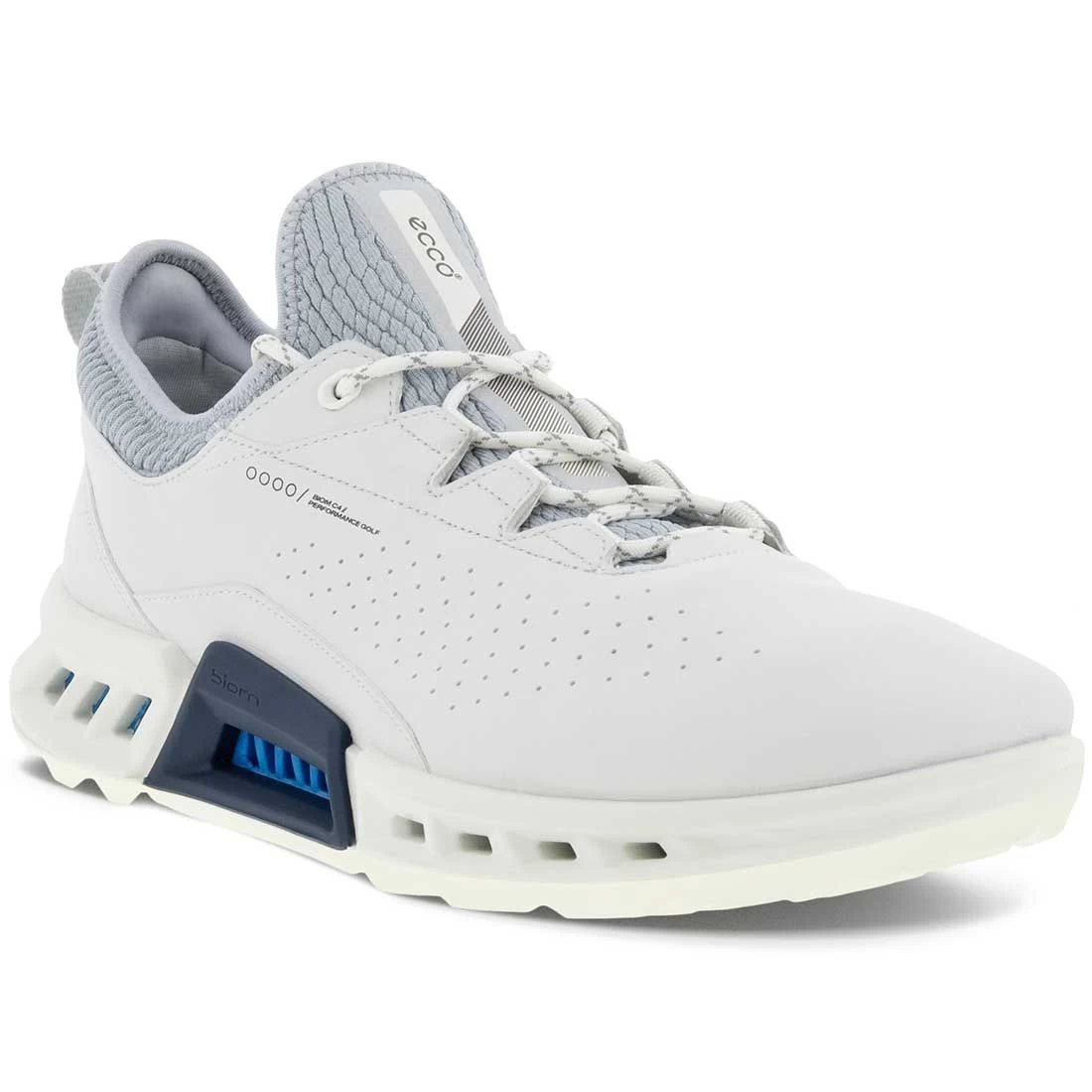 Ecco BIOM C4 Golf Shoes White/Grey - Image 3