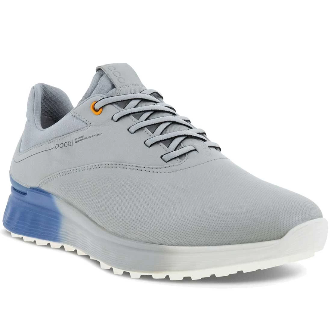 Ecco S-Three Golf Shoes Concrete/Retro Blue - Image 3