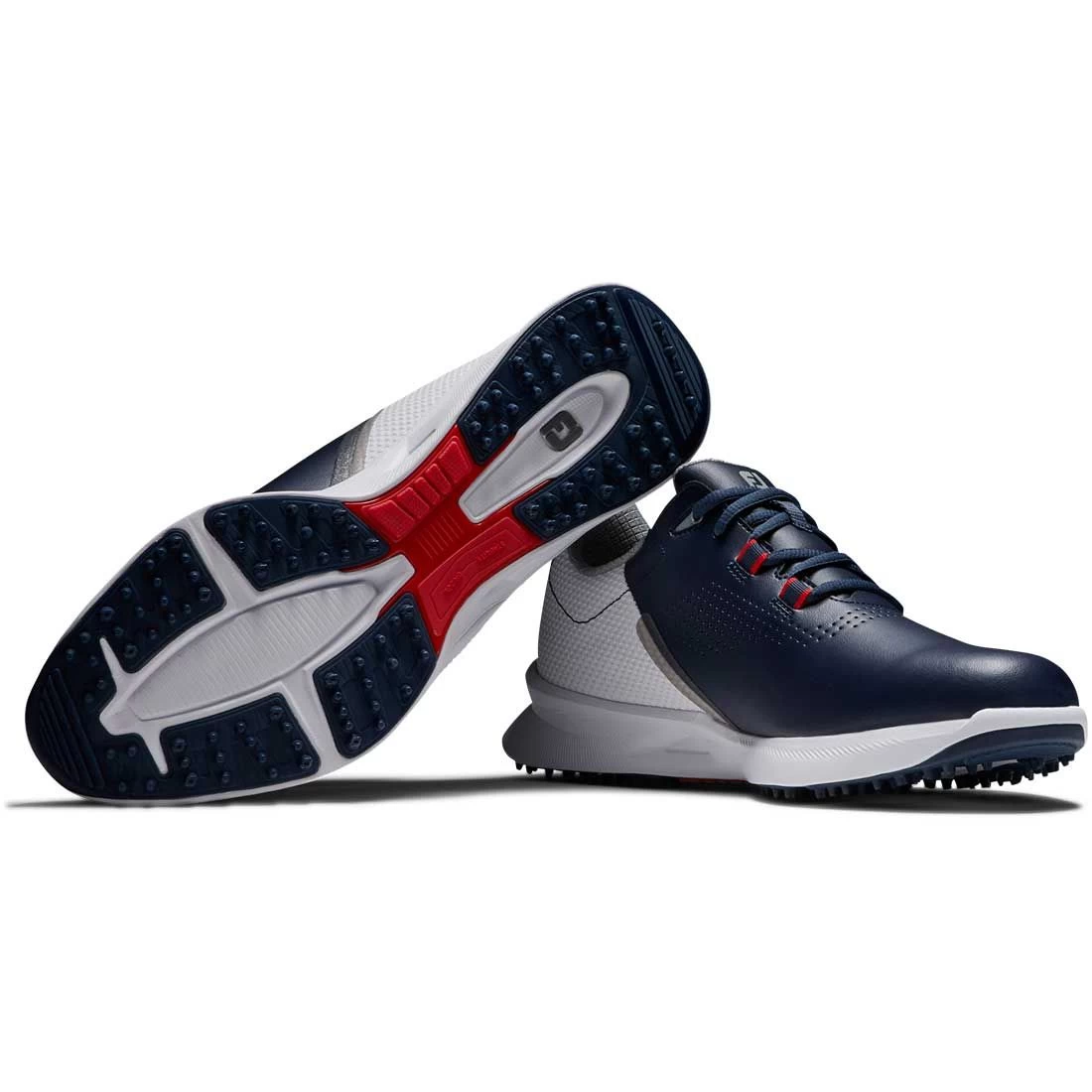 FootJoy FJ Fuel Golf Shoes Navy/White/Red - Image 5