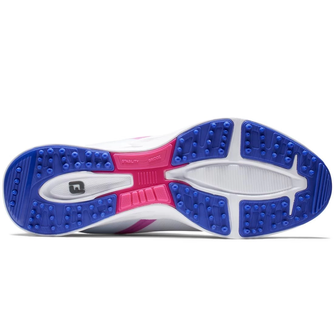 FootJoy Women's Fuel Sport Golf Shoes White/Pink - Image 2