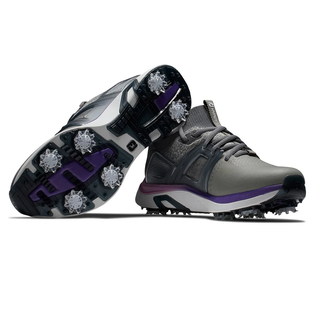 FootJoy Women's HyperFlex Golf Shoes Grey/Pink - Image 4
