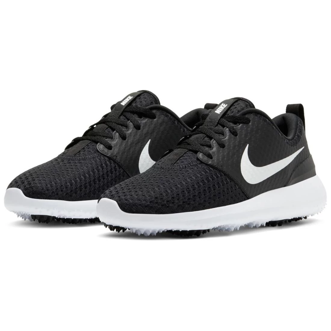 Nike Women's Roshe G Golf Shoes Black/Metallic White - Image 3