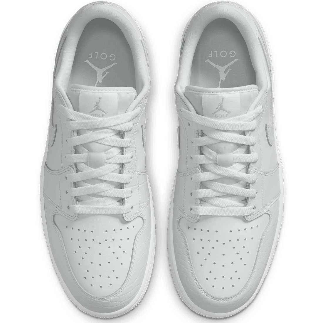 Nike Air Jordan 1 Low G Golf Shoes White/White/Pure Platinum - Image 4