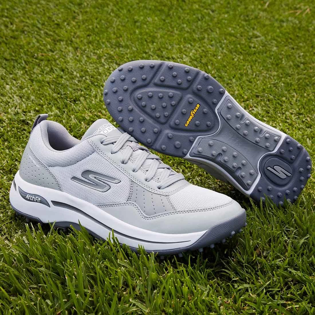 Skechers GO GOLF Arch Fit Line Up Golf Shoes Grey - Image 5