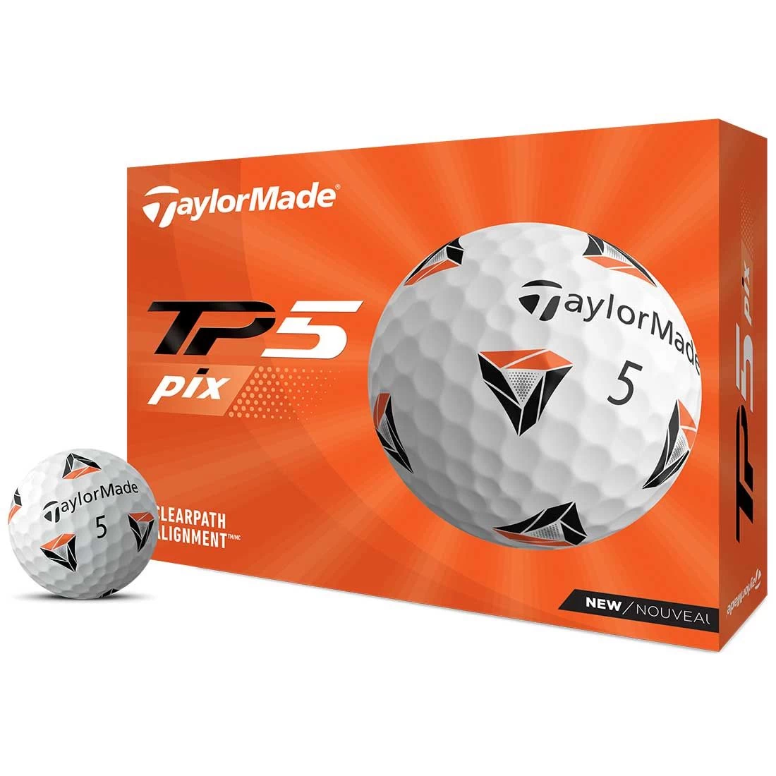 TaylorMade TP5 Pix Golf Balls