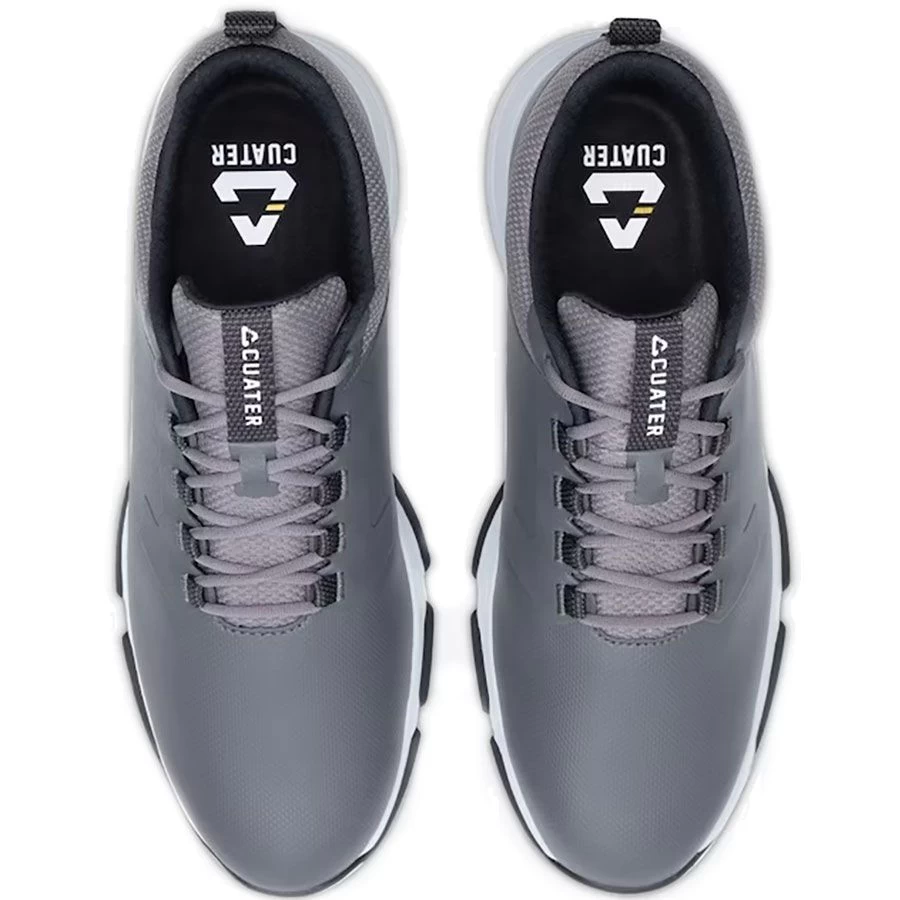 TravisMathew Cuater The Ringer Spiked Golf Shoes Grey - Image 4